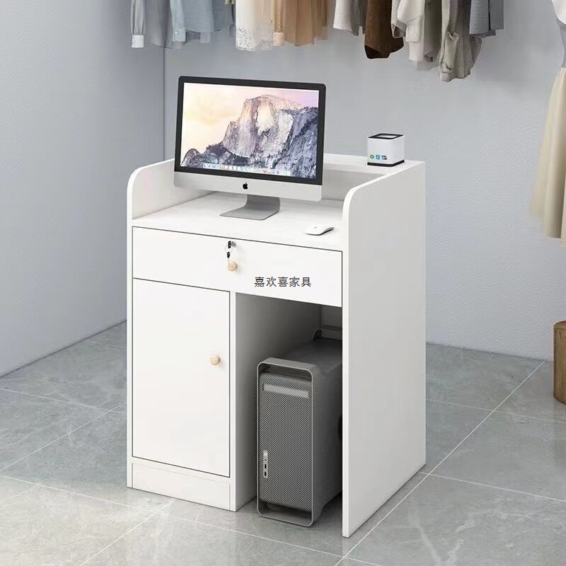 Shop Simple Bar Counter Cashier Front Desk Small Counter Beauty Salon Clothing Store Beauty Salon Reception Desk Factory