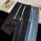 Jeans Men's Spring New Fashion 2025 Fashion Brand American Style High Street Loose Straight Casual Wide Leg Long Pants