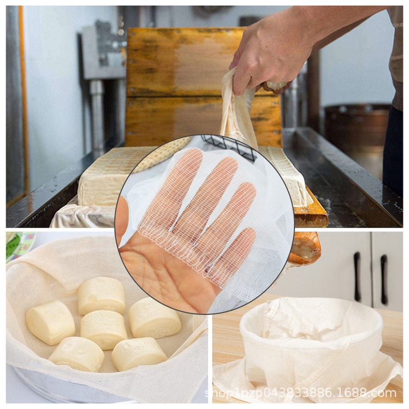 En stock al por mayor puro algodón queso Queso paño queso gasa cocina filtro trapo Comercio exterior transfronterizo Comercio electrónico grandes almacenes