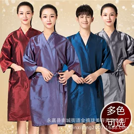 理发围布美发客袍怎么选?发廊美容院防水款解析