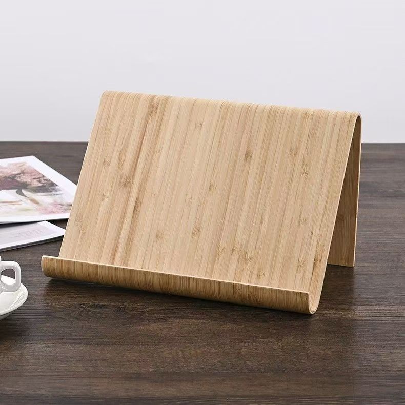 Creativo soporte de madera para teléfonos móviles perezoso lectura soporte de base de soporte de tabletas para soporte de drama para teléfonos móviles