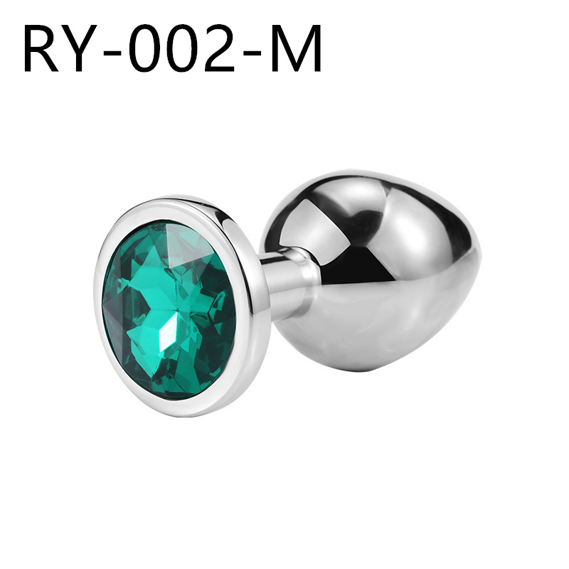 Volver corte metal anal plug adulto hombres y mujeres SM compartir masturbación clímax sexy anal plug adulto suministros pequeño mediano grande