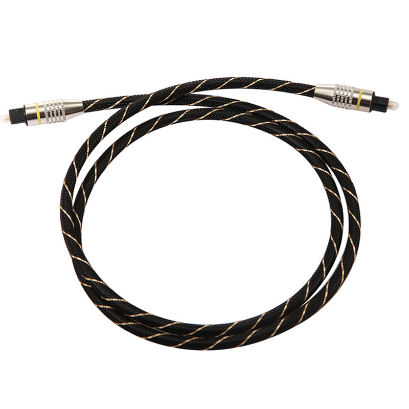 OD6.0 square port digital optical fiber audio cable TV audio amplifier fiber optic cable square port audio adapter cable 5