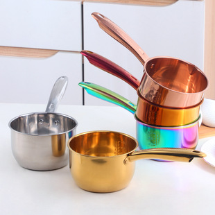 304 stainless steel water spoon kitchen long handle with scale water scoop household large water scoop logo