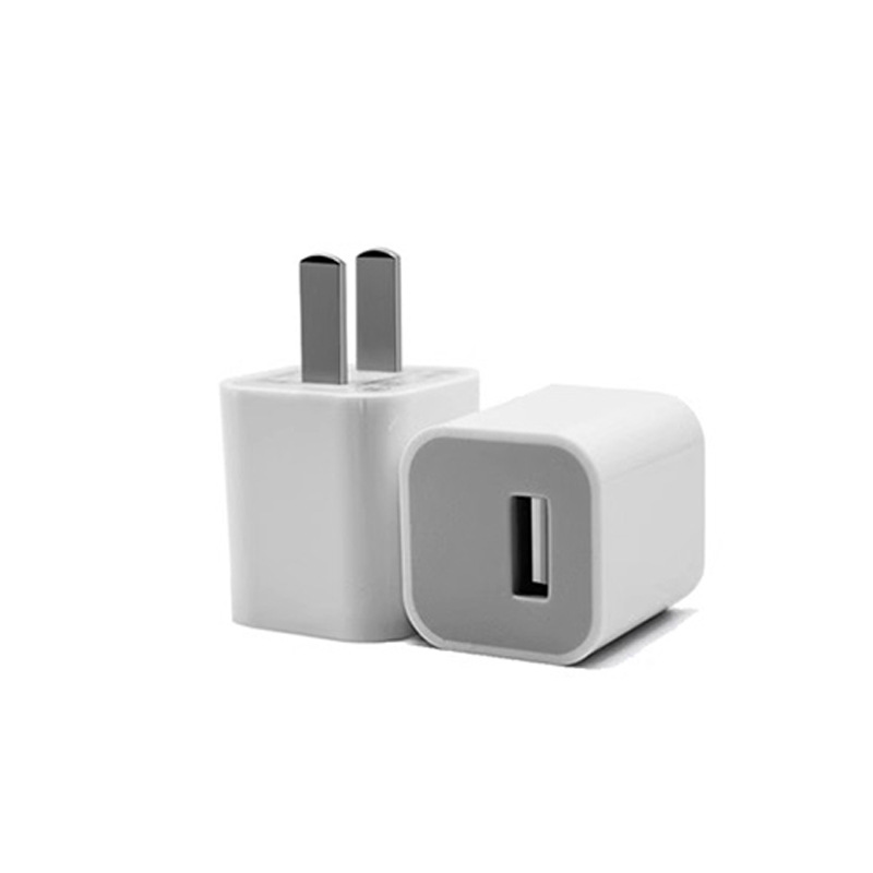 Cargador de punto verde pequeño de 5V1A al por mayor, adaptador de corriente universal de 500mA, cabezal de carga lenta USB de baja potencia