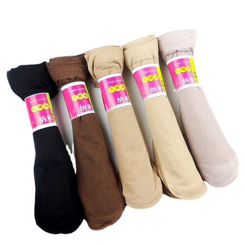 10 pairs of spring and summer socks for women, velvet, pepper, steel wire socks, thin core-spun stockings, black skin tone pairs of socks wholesale