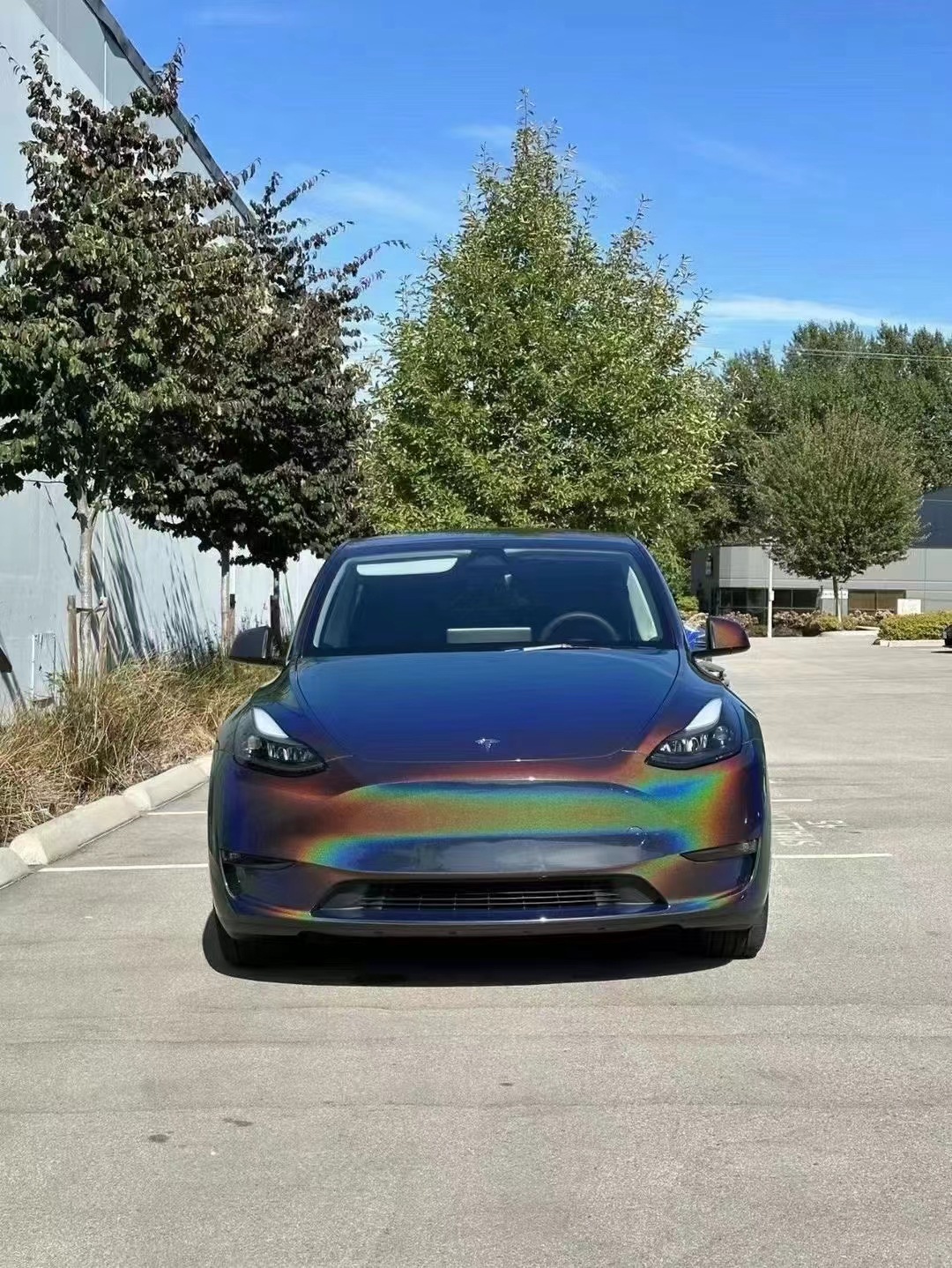 Car Color Changing Film Colorful Laser White Cross-Border Hot Selling Car Body Color Changing Film Gorgeous Gray Can Be Cut Factory Direct Sales