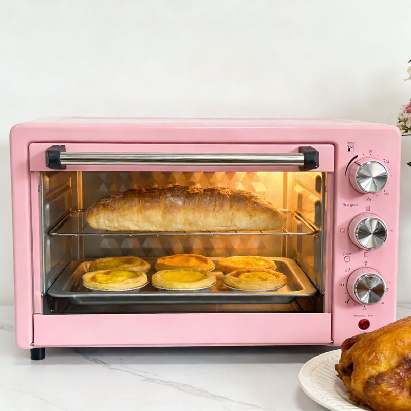 Electric Oven Us Standard 22L Large Capacity Timer Oven Multifunctional Baking Machine Foreign Trade Wholesale
