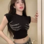 紧身辣妹露脐短袖女夏装