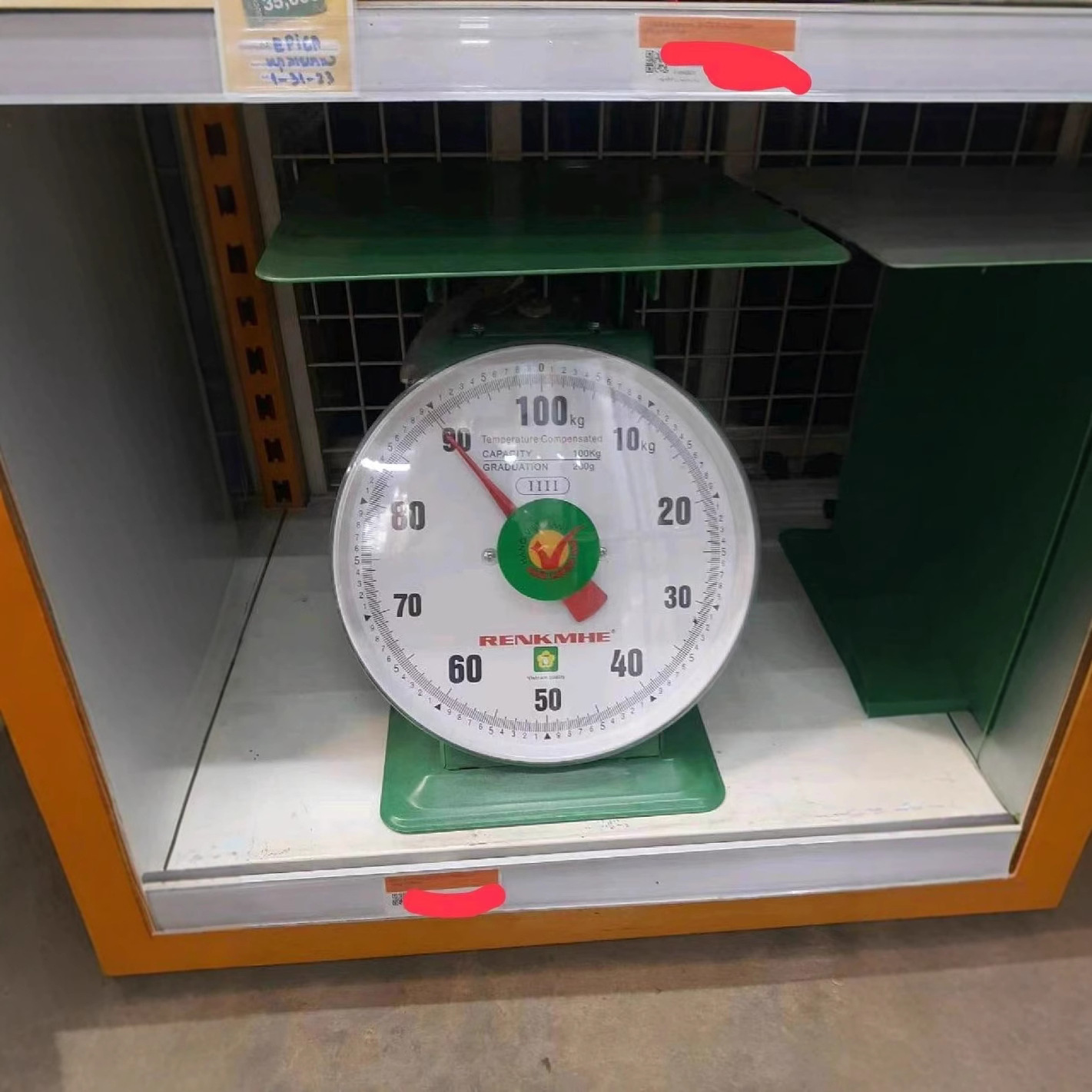 150kg báscula de placa plana báscula de cocina báscula de resorte báscula de tablero de exportación especial para granja de verduras