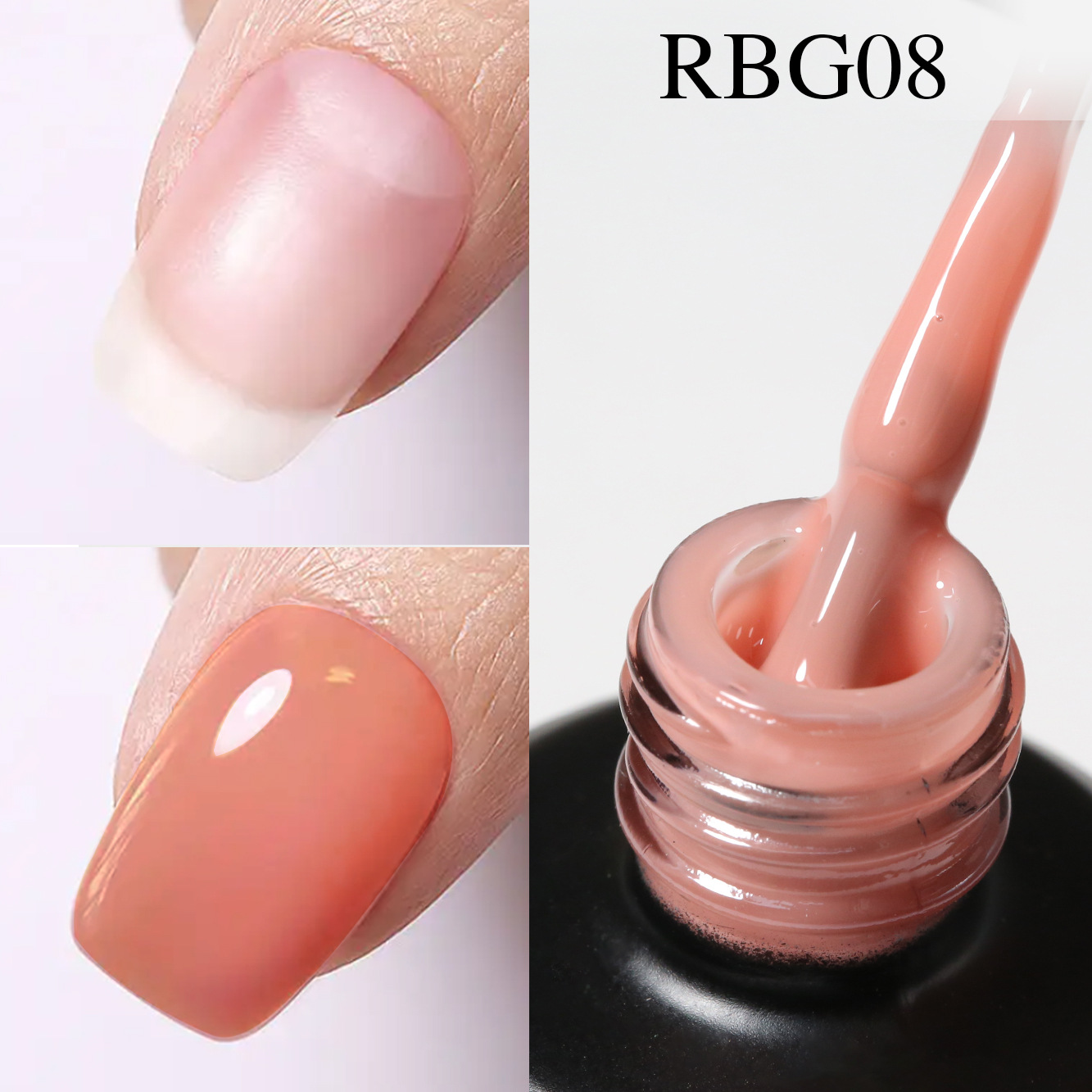 Imprimación de goma arte de uñas pegamento funcional sin tallado de molienda multifuncional imprimación extraíble tienda de belleza de uñas firme anti-deformación uñas reforzadas