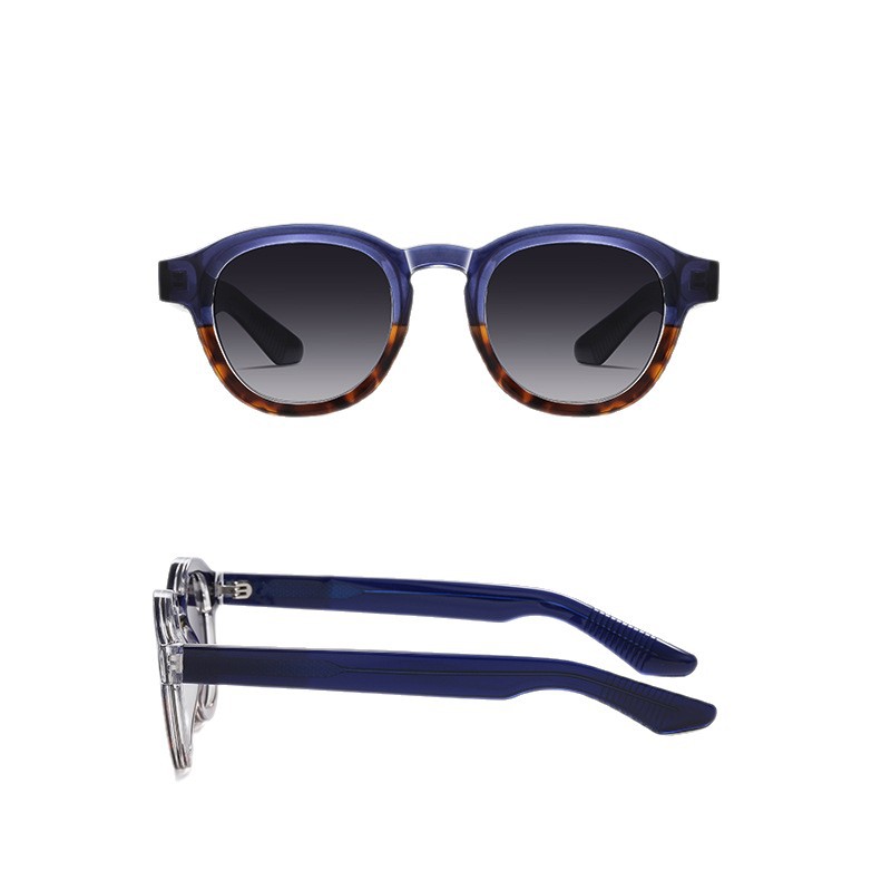 Gafas de sol polarizadas de placa europea y americana transfronteriza S31107 neutral retro anti-azul gafas de luz gafas de sol de placa redonda