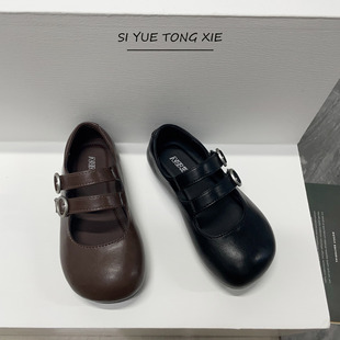 Solid color suede autumn casual shoes flat, metallic color, adjustable strap, 2026 years
