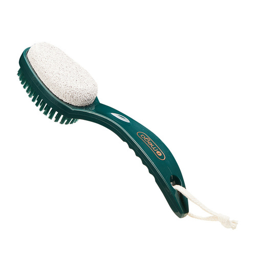 Two-in-one double-sided foot exfoliation and foot grinder, multi-functional cuticle cleaning brush and foot grinding brush cross-border