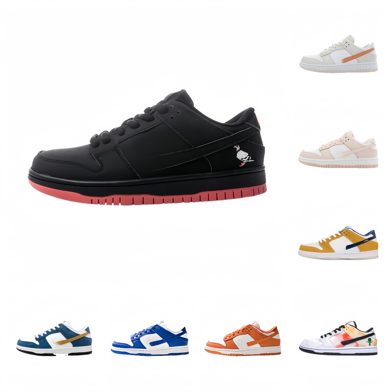 European Retro Style Sb Purple, Red, Orange, White, Green Unisex Couple Fashion Casual Sports Sneakers Direct from Manufacturer