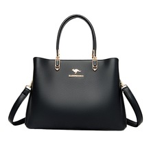 新款女式皮革奢华手提包信使时尚设计师皮革大包女式大手提包