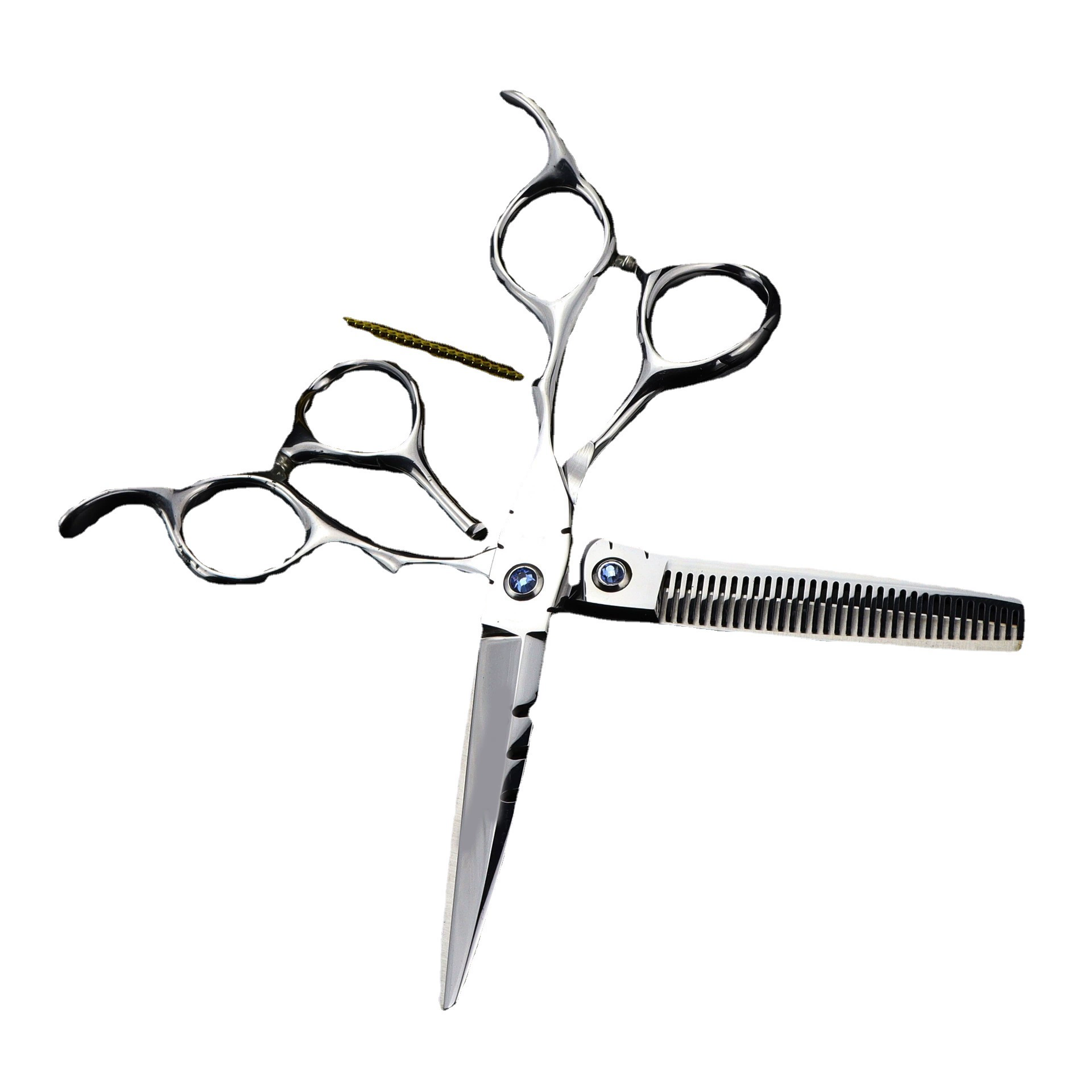 6,0 дюймов TONi Парикмахерские ножницы плоские ножницы челка зубные ножницы тонкие ножницы