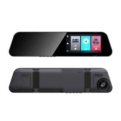 Y2026 Driving Recorder 360 ° Mobile Phone-Connected Adas/Bsd Parking Monitoring 4K Four-Lens Electronic Radar Detector (Driving recorder) - package-option-1-single-lens-45-right-screen-button-version