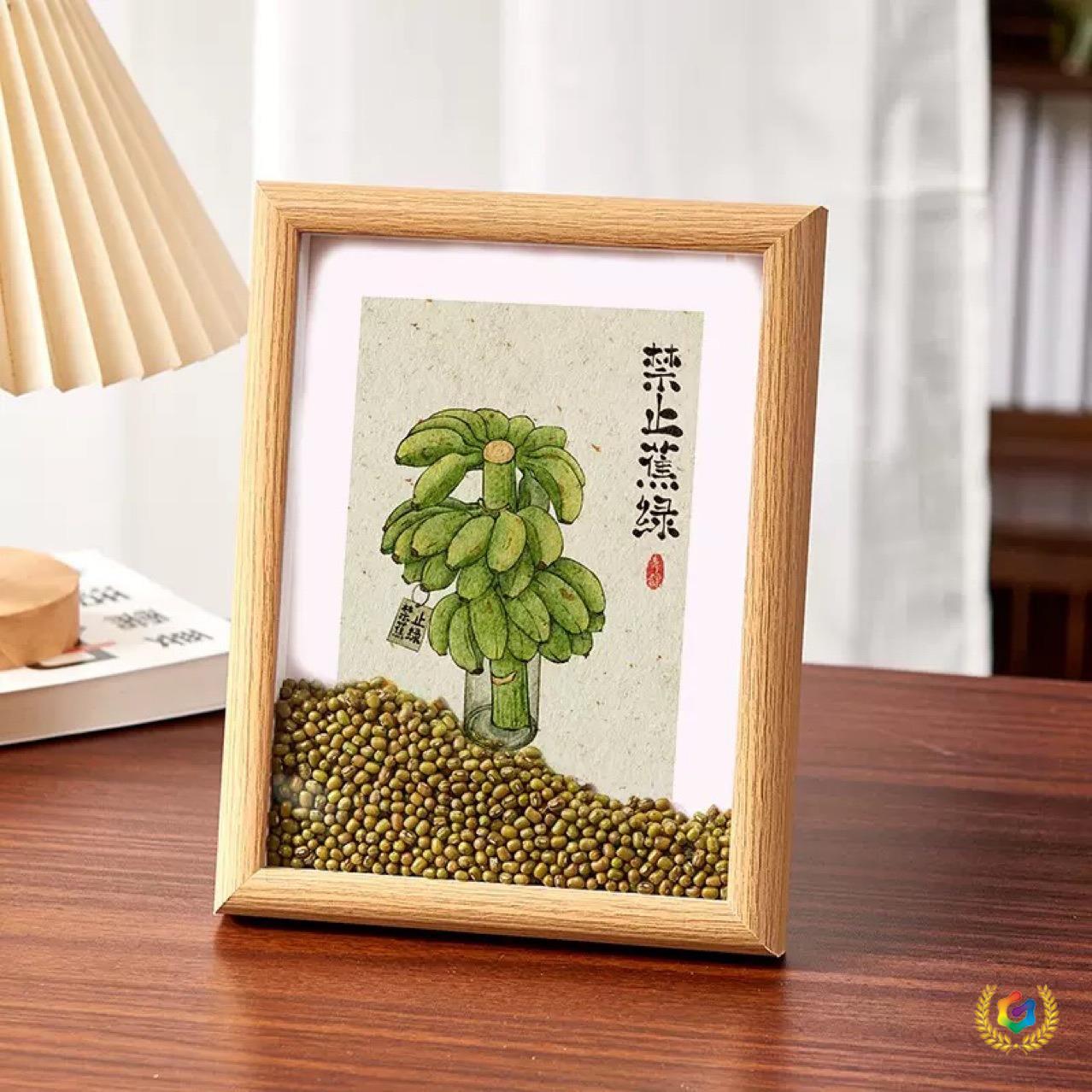 ✅创意相框中空立体摆台DIY桌面画框禁止蕉虑禁止焦虑厂家批发镜