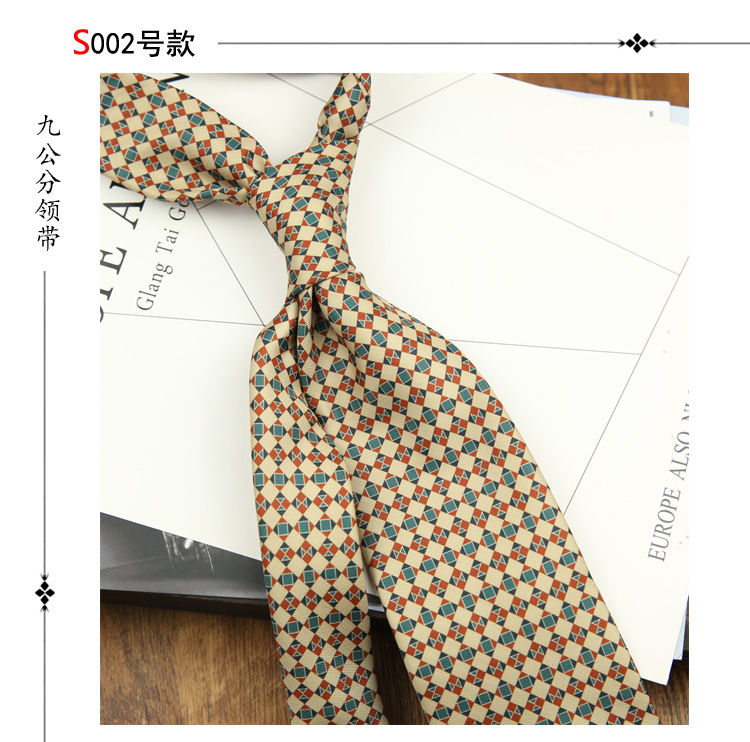 9CM 인쇄 타이 002
