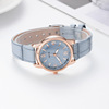 Fashionable bamboo belt, metal quartz men's watch, suitable for import