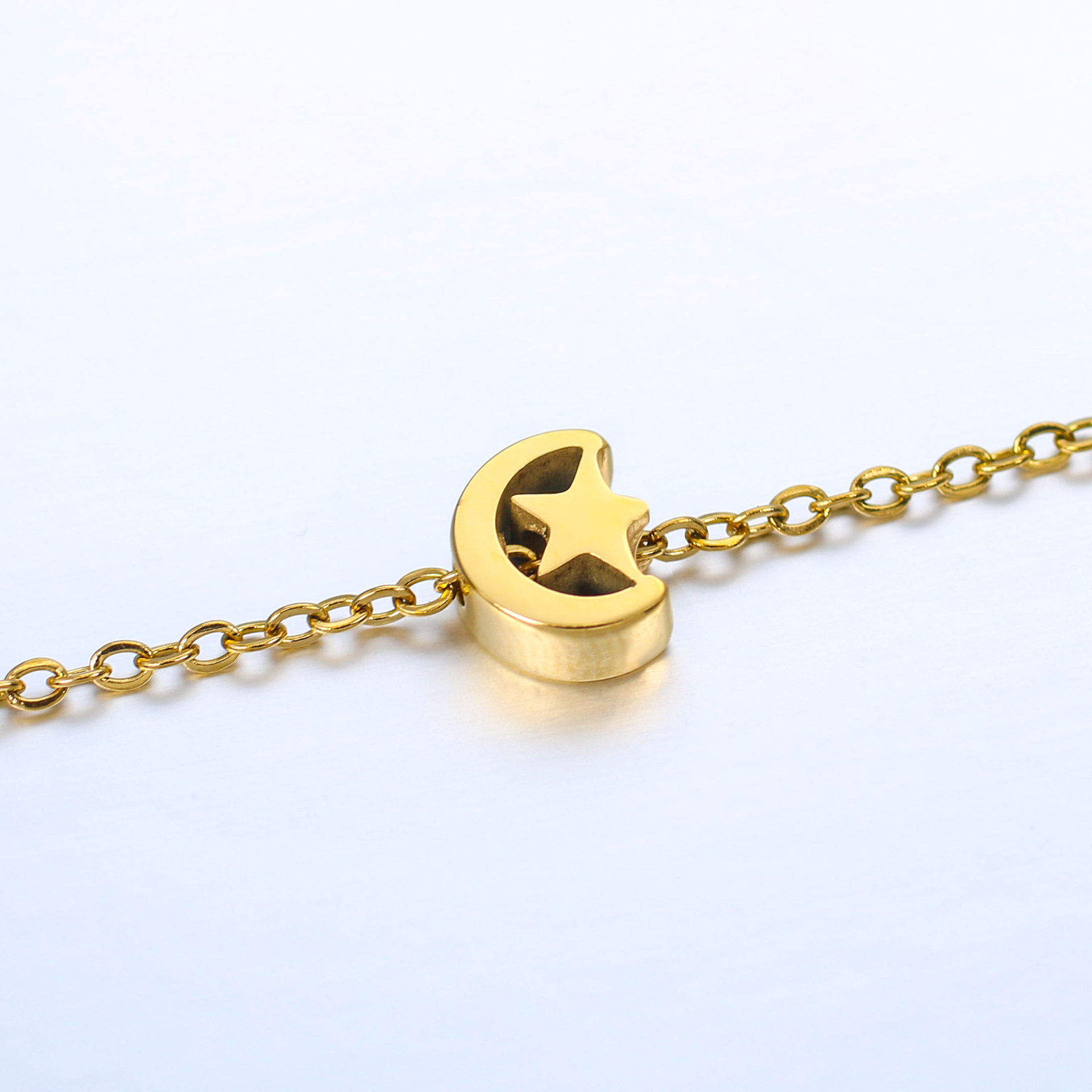 5g Weight Beads Jewelry Making Type 7 * 8mm Jewelry Making Size DIY Jewelry Accessories Classification 5 PCS/Package Quantity 304 Stainless Steel Material Star, Moon Pattern Polished Finish Plating Design Simple Style Style 5 PCS/Package 7 * 8mm 304 Stainless Steel Star Moon Polished DIY Jewelry Accessories Beads 9
