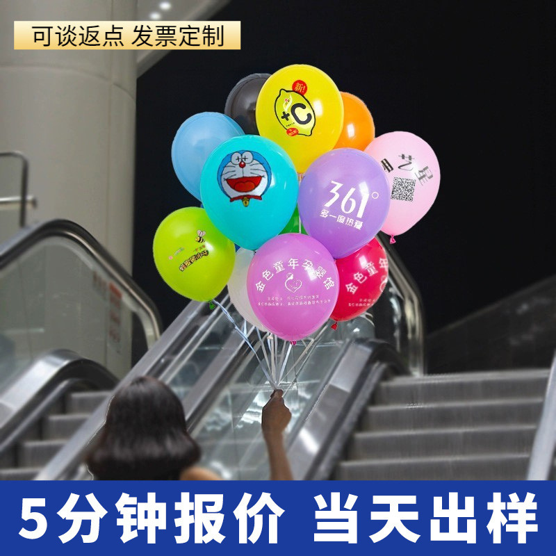 Globo mate personalizado de 10 pulgadas engrosado decoración de la sala de bodas decoración de la fiesta de cumpleaños globo de impresión de Navidad al por mayor