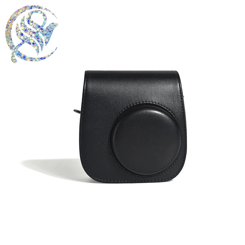 Сумка для камеры (Instax) MINI12 — кожаный PU чехол однотонного цвета для мгновенной камеры, легкий