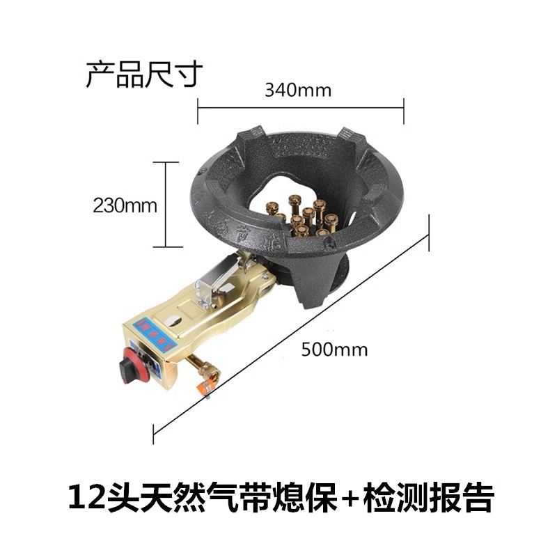 기존 12홀 천연가스 모델(소화 보증 포함)
