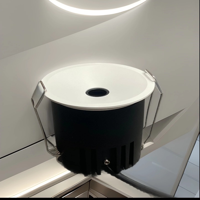 商用酒店客厅家用射灯天花无主灯暗装孔调角射灯