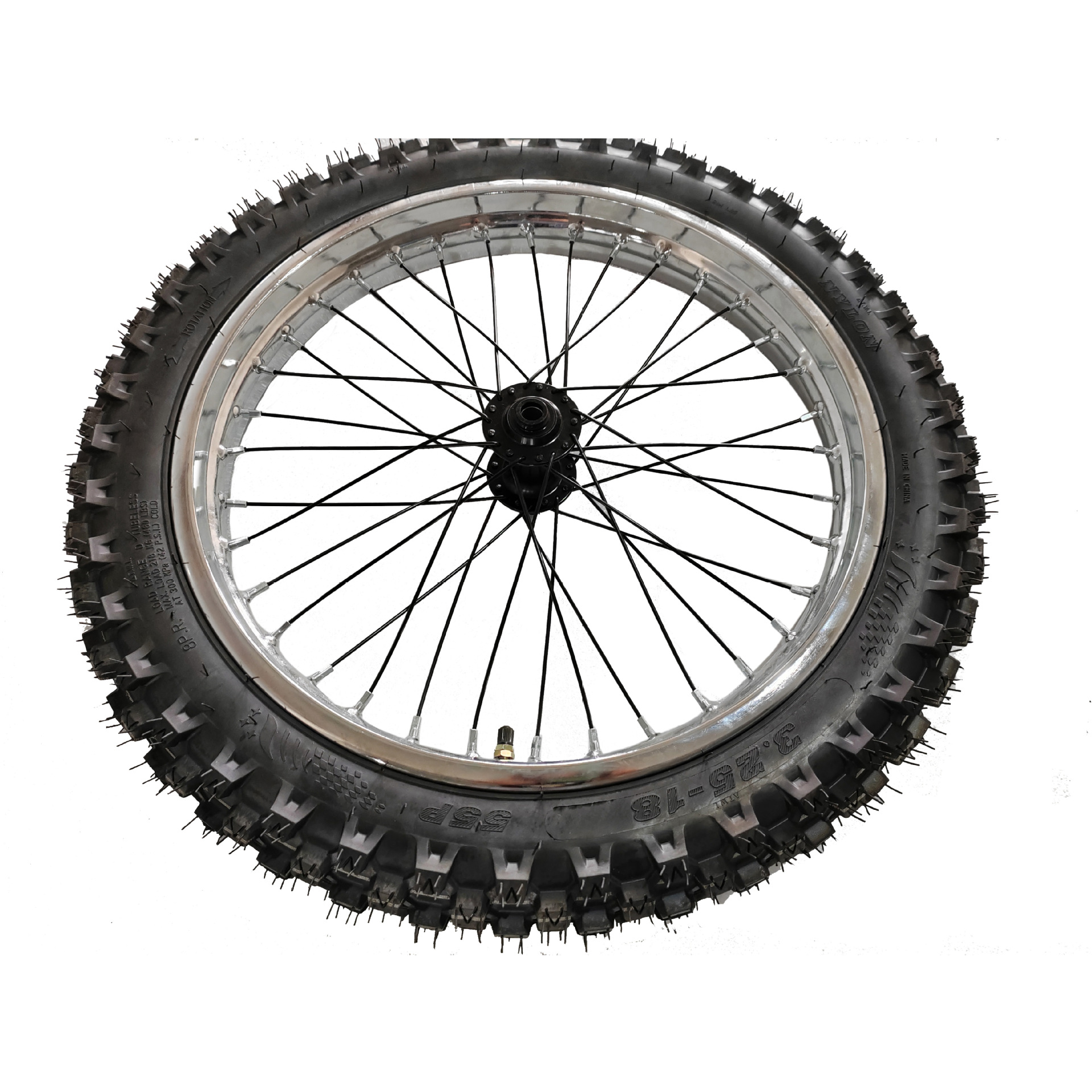 Motorcycle 21-inch front wheel off-road tire light bee dragon 19-inch front wheel set off-road electric vehicle high-power motor