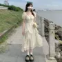 显瘦法式连衣长袖连衣裙
