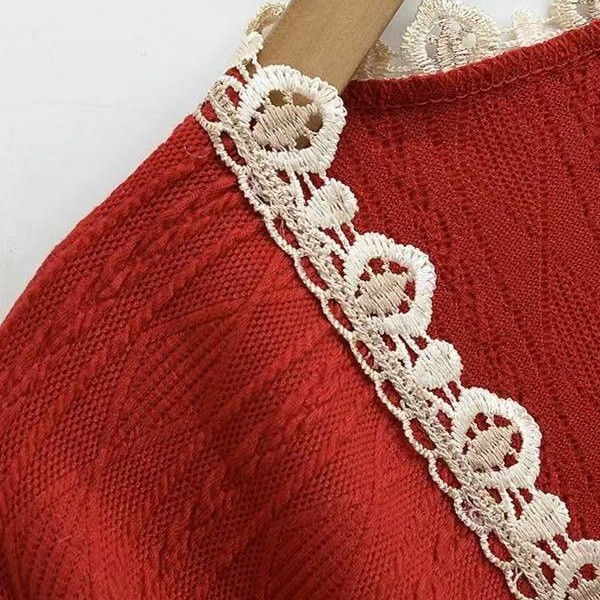 Scialle donna retrò artistico mantella cardigan versatile_voghion.com