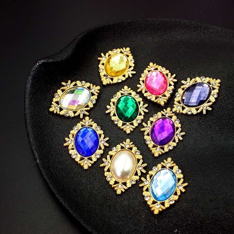 新しい合金の花盤のドリルは靴の服を掛けて頭のアクセサリの合金の部品のdiyのアクセサリのメーカーの直接販売の銀色を包みます。|undefined