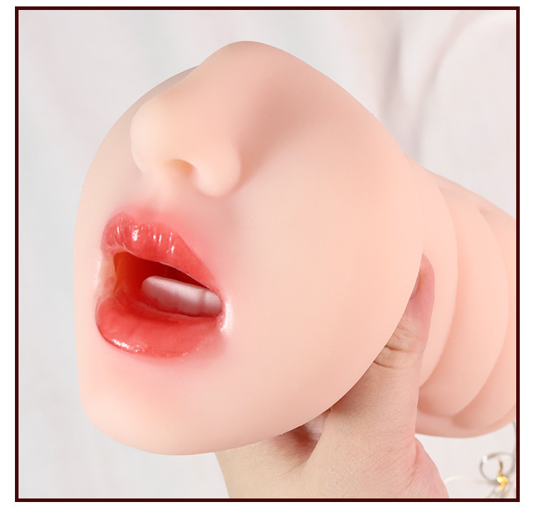 Electric Tongue Male Masturbator Half-Body TPE Airplane Cup with Vagina and Buttocks — detail image 8