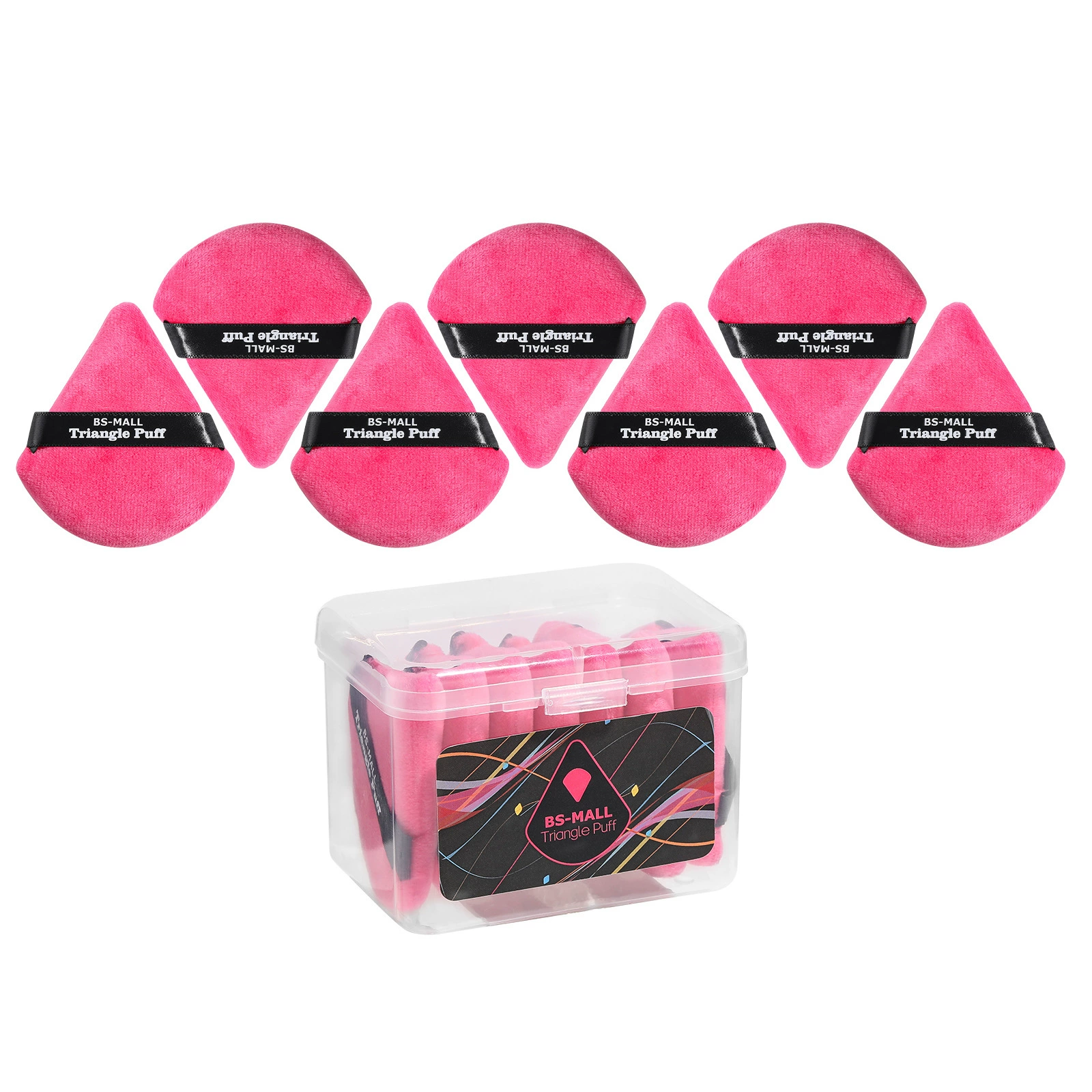Triangle Makeup Sponge Puff, Increased Thickness, For Foundation & Loose Powder, Single