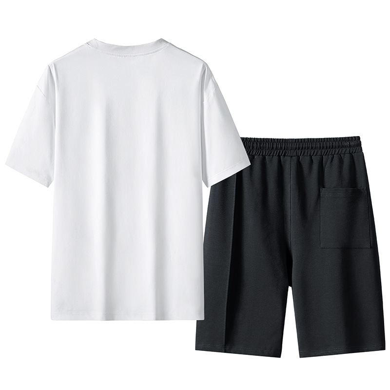 Herrkläder Ungdom sommarsportdräkt pojke snygg stort barn trendig basketuniform högstadieelev kortärmad T-shirt_voghion.com