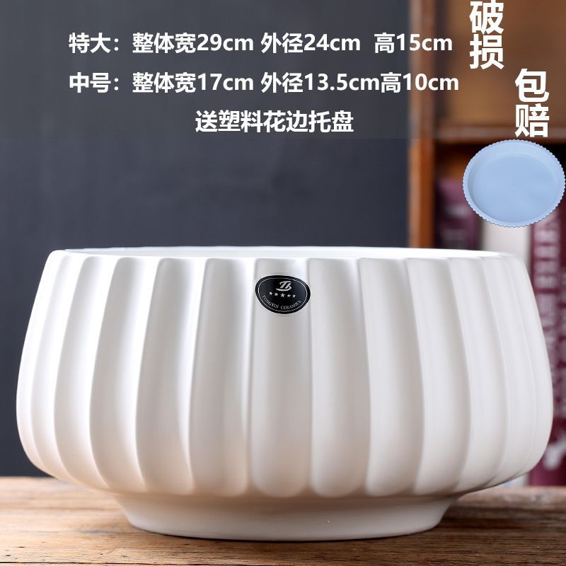 Medium round basin pure white (comes with tray)