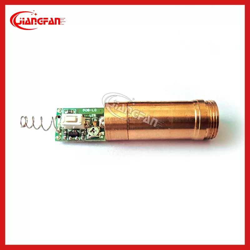 红光绿光紫光蓝光激光镭射模组点狀一字十字满天星二极管金属外壳