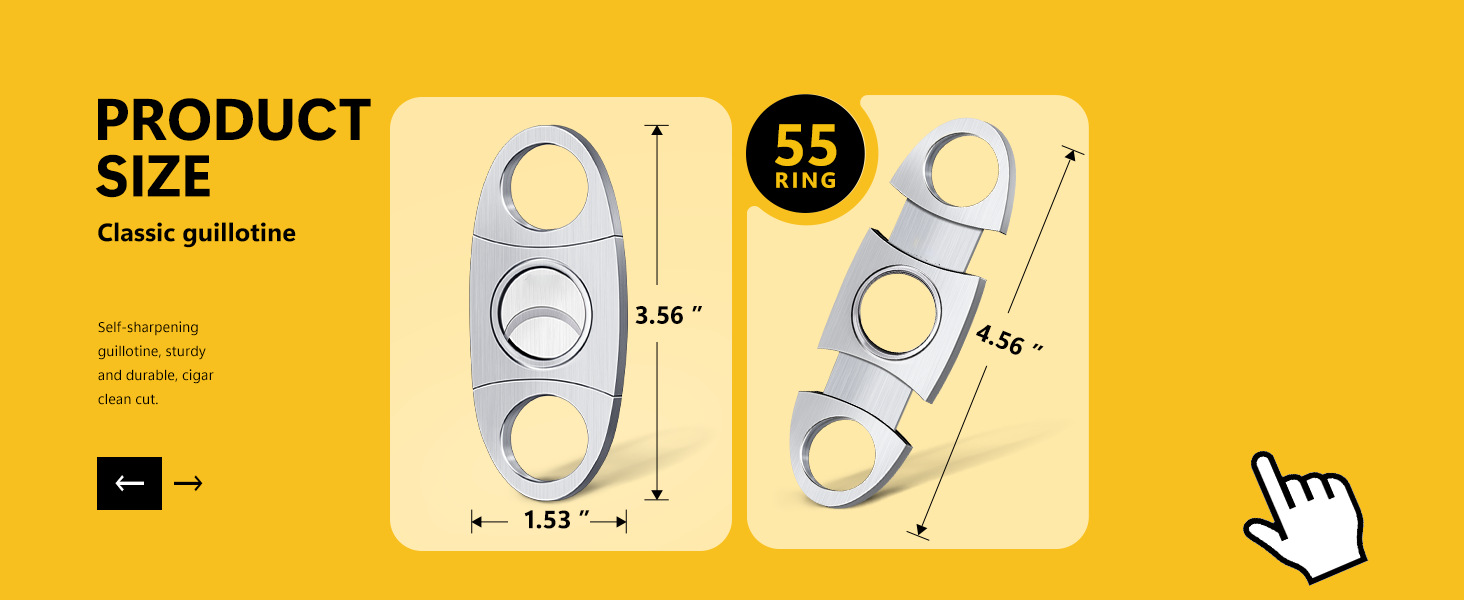Cross-border Wholesale Scissors, Portable Double-edged Tool, Cigar Cutter_voghion.com