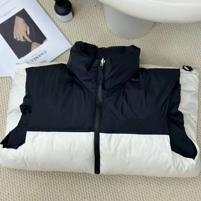 North Face Winter New Stand Collar Sleeveless 700 Vest Couple Style Cold-Proof Warm Casual Loose down Jacket