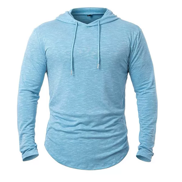 2026 Amazon Spring/Autumn New Collection: European Size Men's Sports Hoodie with Long Sleeves, Direct from Factory for Cross-Border Sales