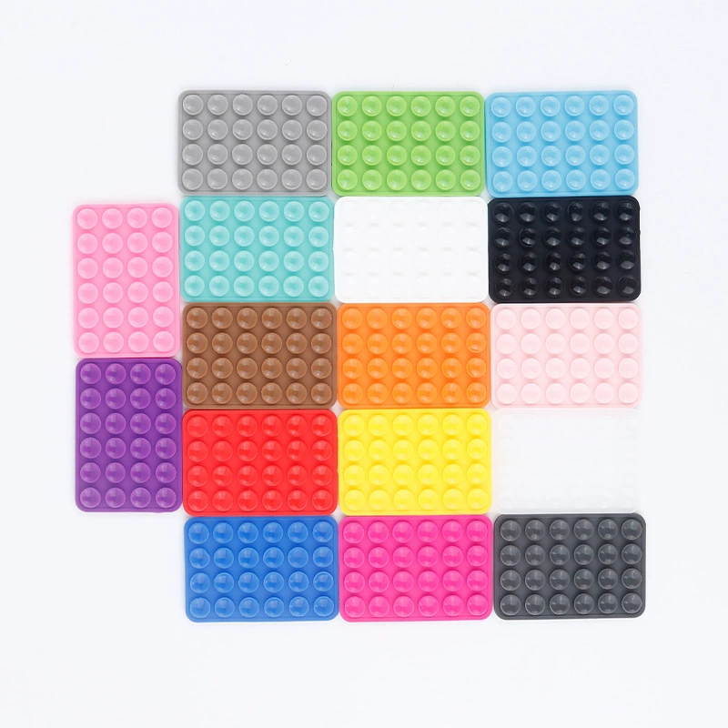 Double-sided silicone suction pads, food-grade, 24- and 40-capsule sizes, ~10 g each