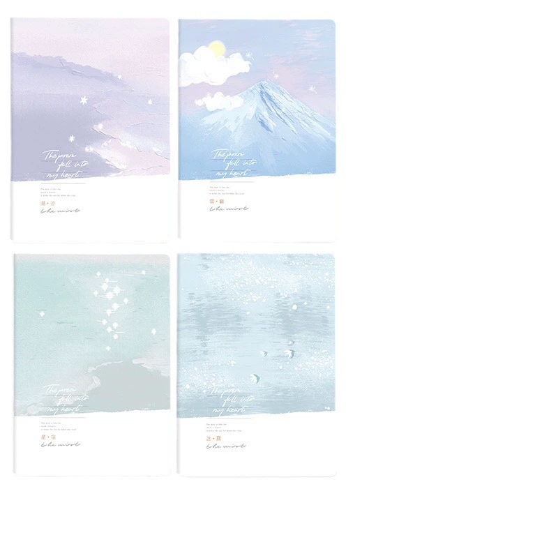 Elementary School Notebook, A5/B5, 56/72/96 Sheets, Thickened Cover & Cute Designs