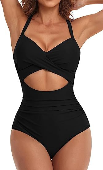 245g Weight Sleeveless Sleeve Length Polyester Fabric Type Short Top Length One-pieces Tops Type 1 Piece Quantity Swimming Occasion Strap Neckline Slim Fit Type Stripe, Solid Color, Leopard Pattern Women's Gender Sexy Style Women's Sexy Stripe Solid Color Leopard 1 Piece One Piece Swimwear 无