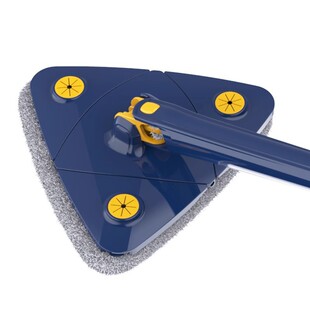 360 Degree Cleaning Triangular Mop Floor Glass Ceiling Wall