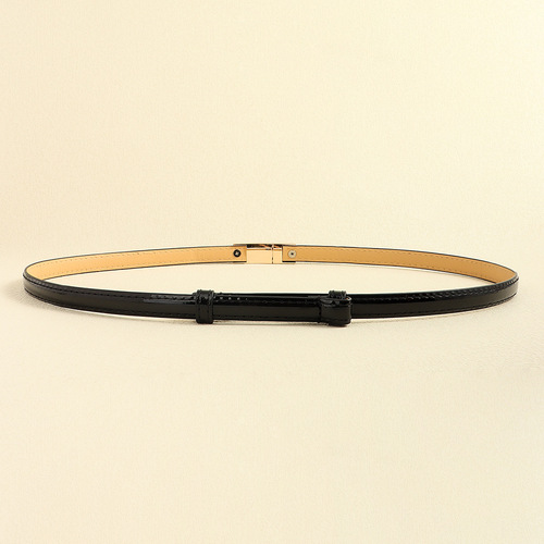 Women's belt PU cross-border waistband thin movable buckle decorative belt fashion versatile jeans European and American retro waist accessories