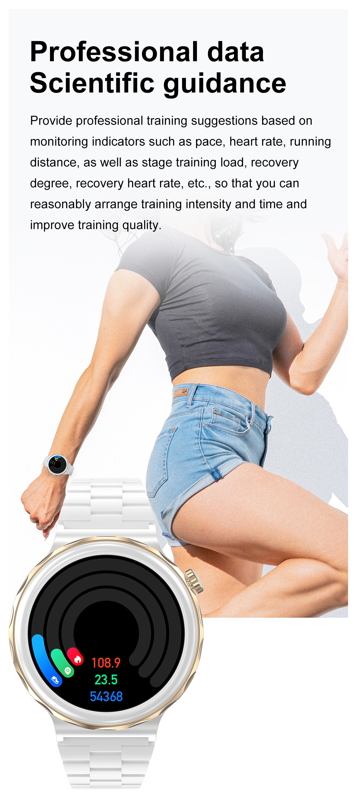 Weibliche HK43 smart watch GT3pro Bluetooth anruf AI assistent_voghion.com