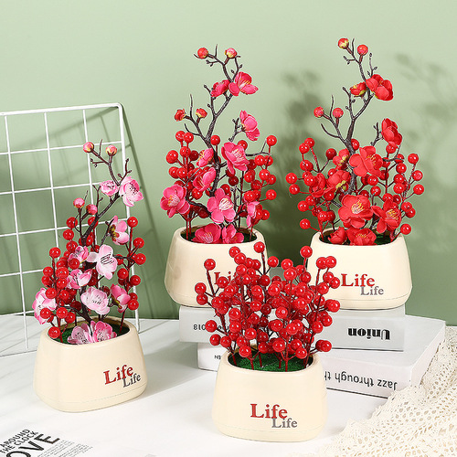 Factory direct supply of artificial potted plants rose perfume lily artificial flowers artificial flowers home decoration artificial flowers wholesale
