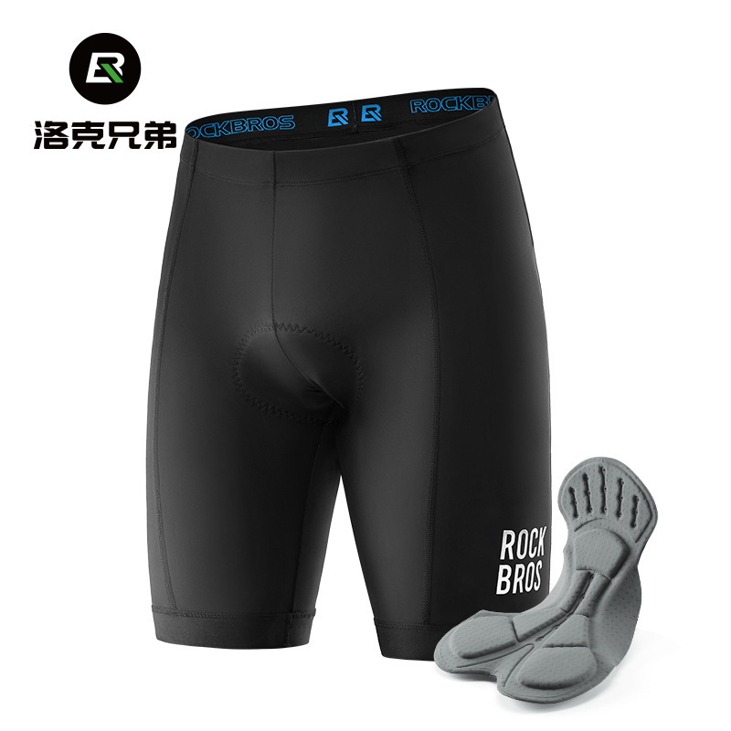 Rock Brothers Cycling Shorts Men's and Women's Mountain Road Bike Pants Sponge Cushion Cycling Clothing Accessories Summer